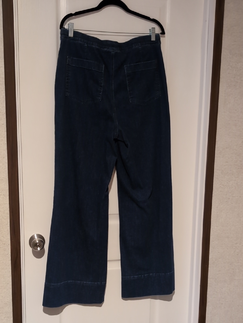 Chico's Pull On Wide Leg Jeans, 12 - Picture 9 of 9
